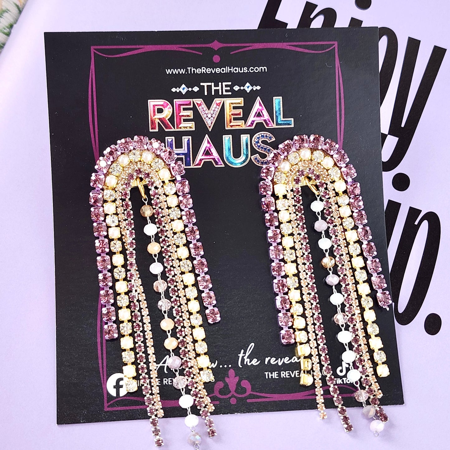 Mermaids Pearl Earrings The Muse Collection