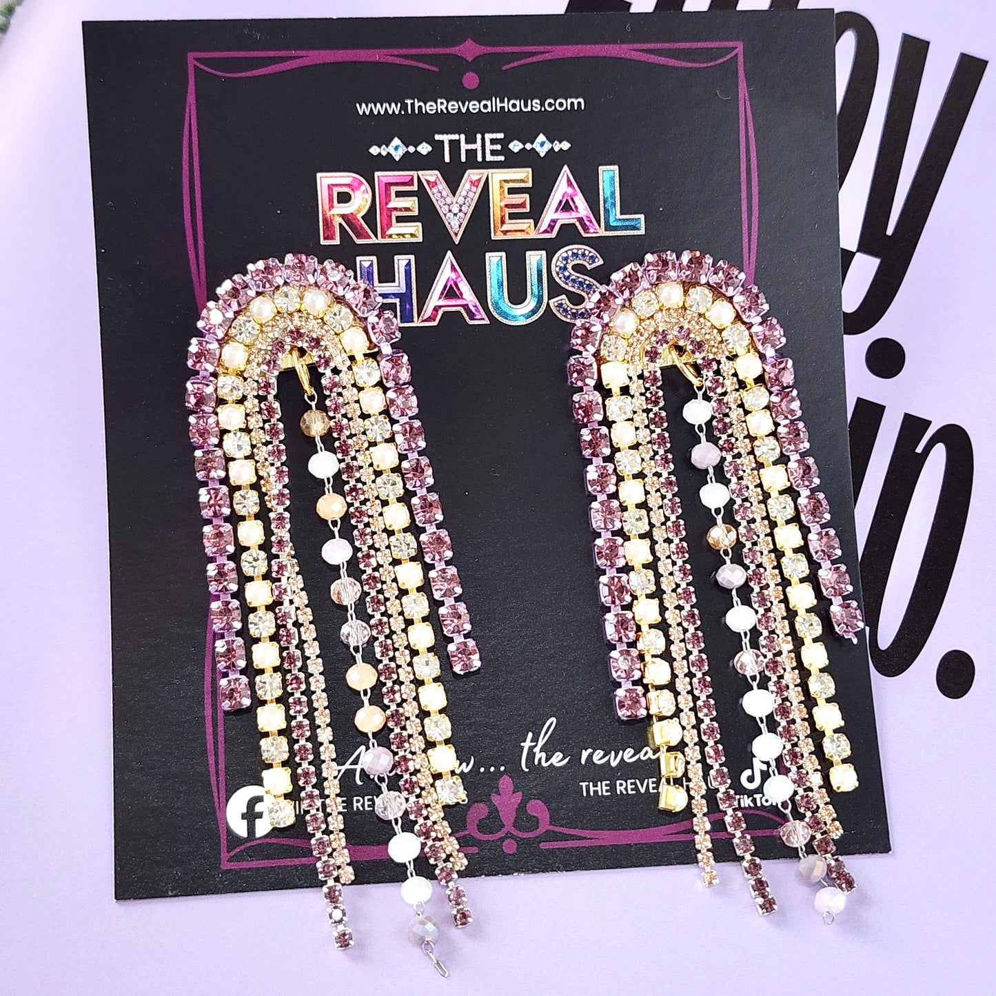 Mermaids Pearl Earrings The Muse Collection