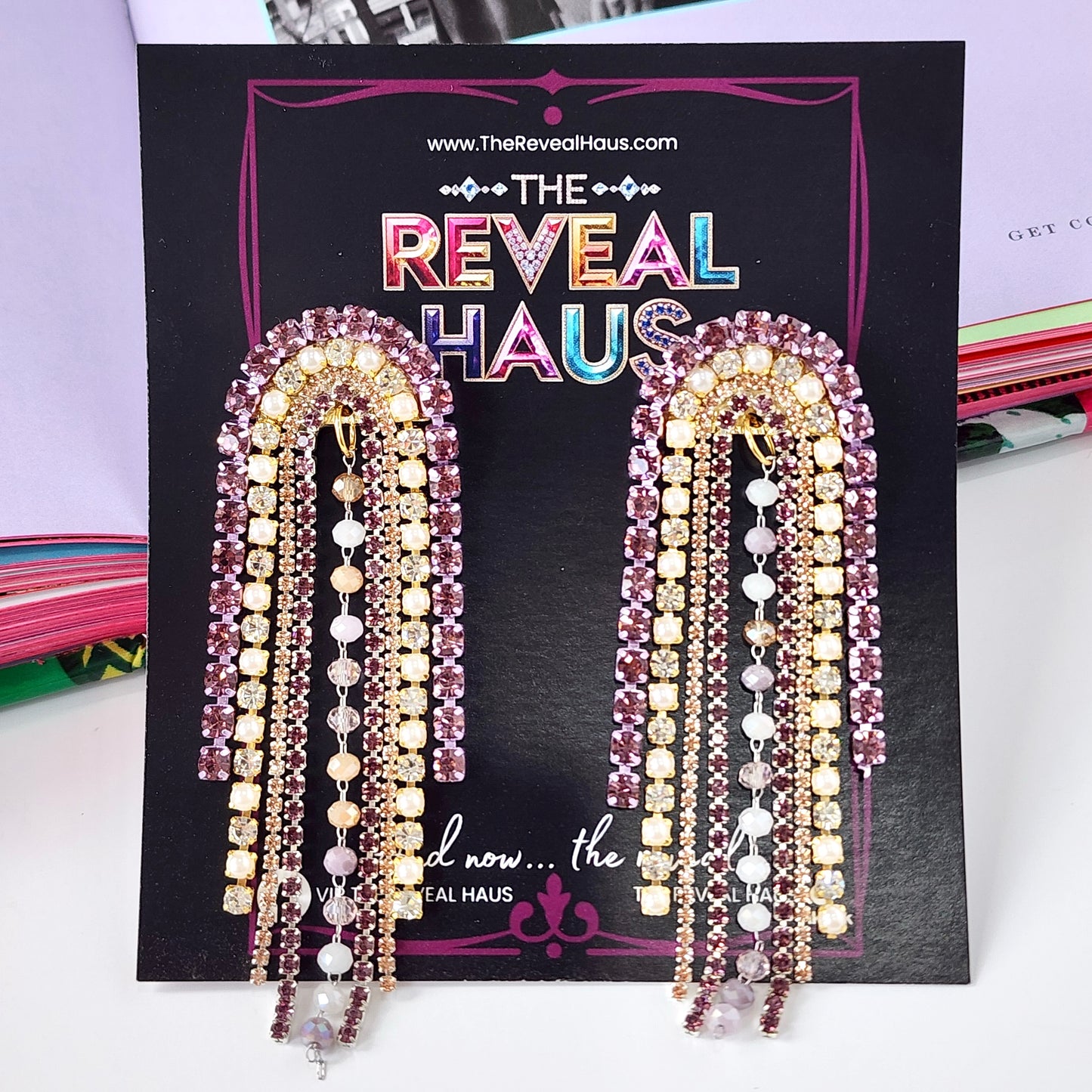 Mermaids Pearl Earrings The Muse Collection