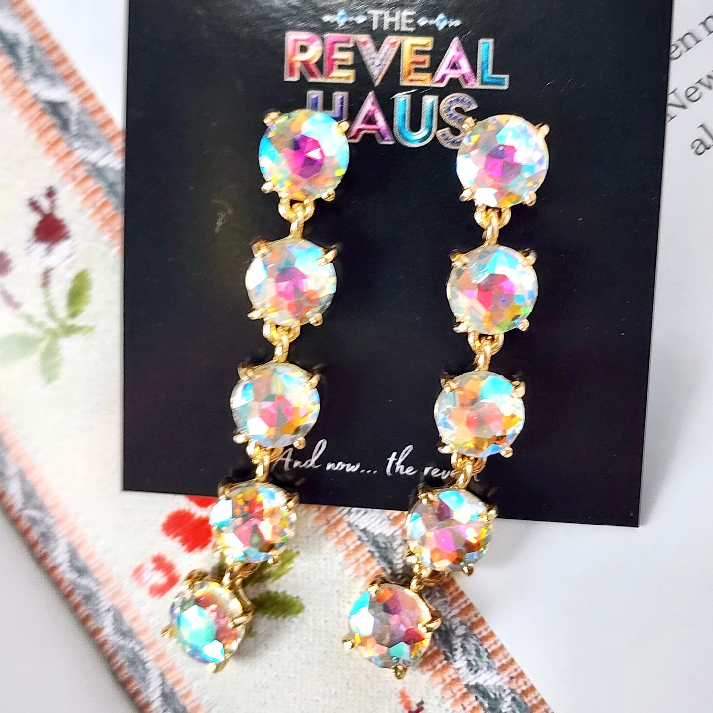 The Celeste AB Drops Earrings