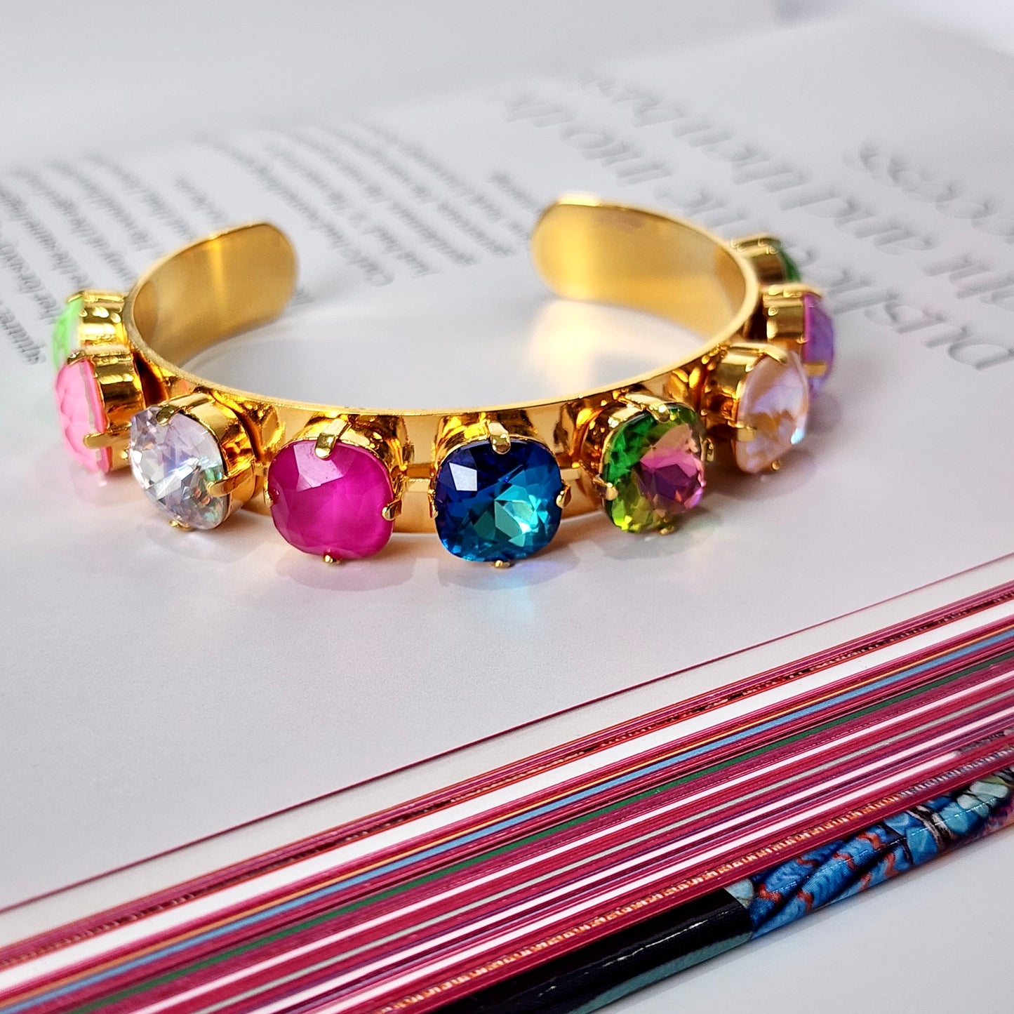 Electric Sorbet Cuff Bracelet