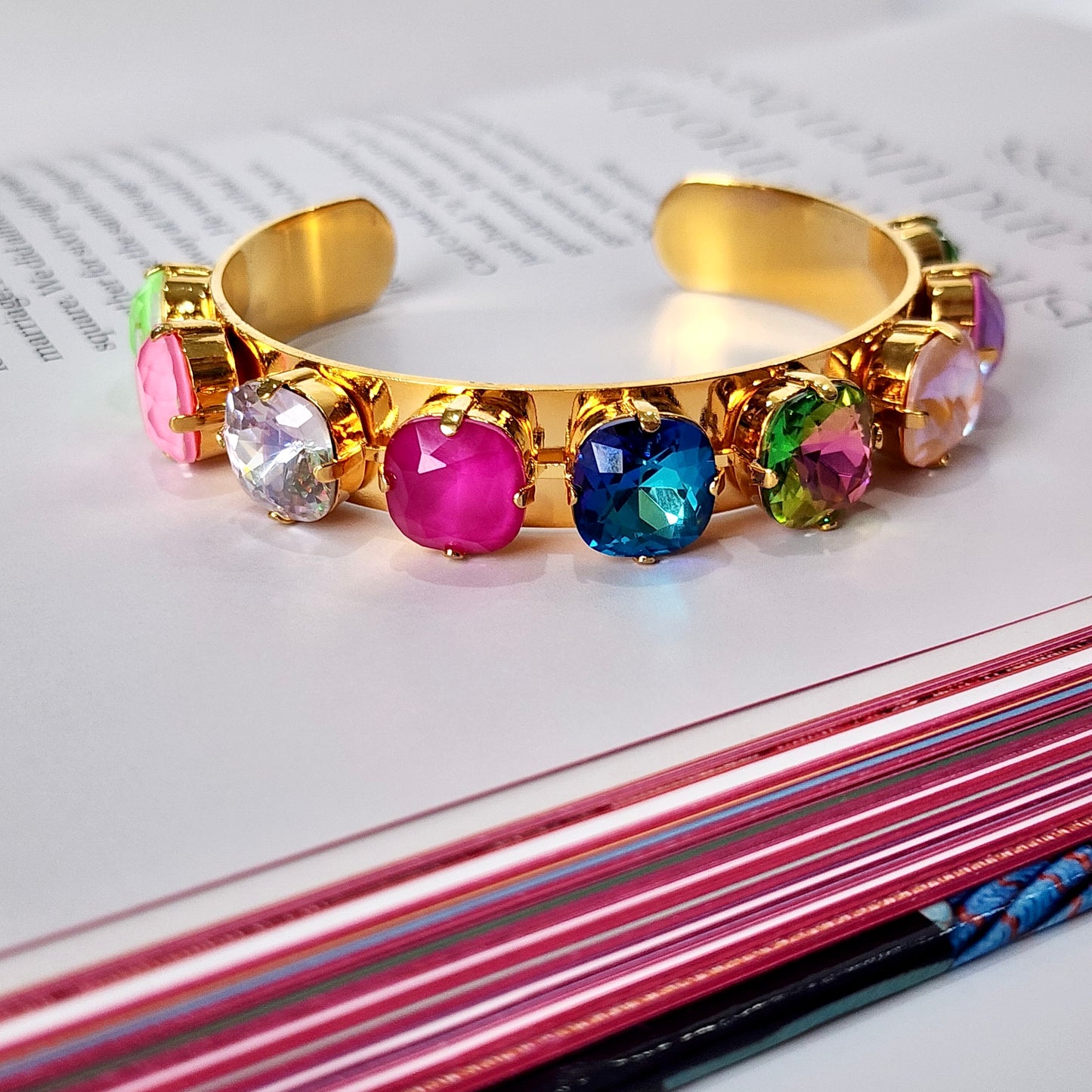 Electric Sorbet Cuff Bracelet