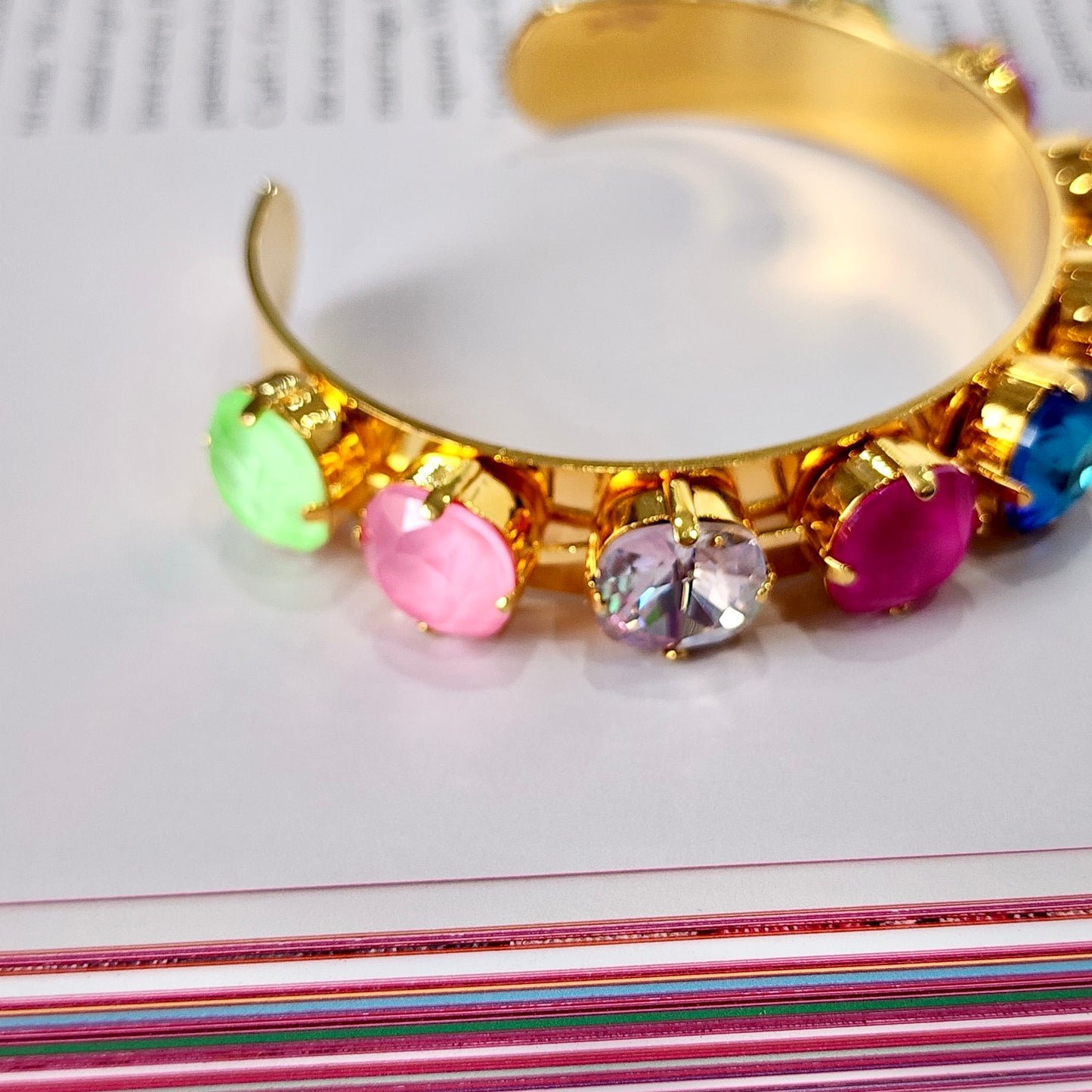 Electric Sorbet Cuff Bracelet