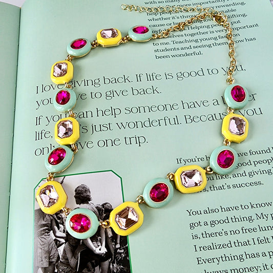 Poolside Candy- Gemstone Necklace