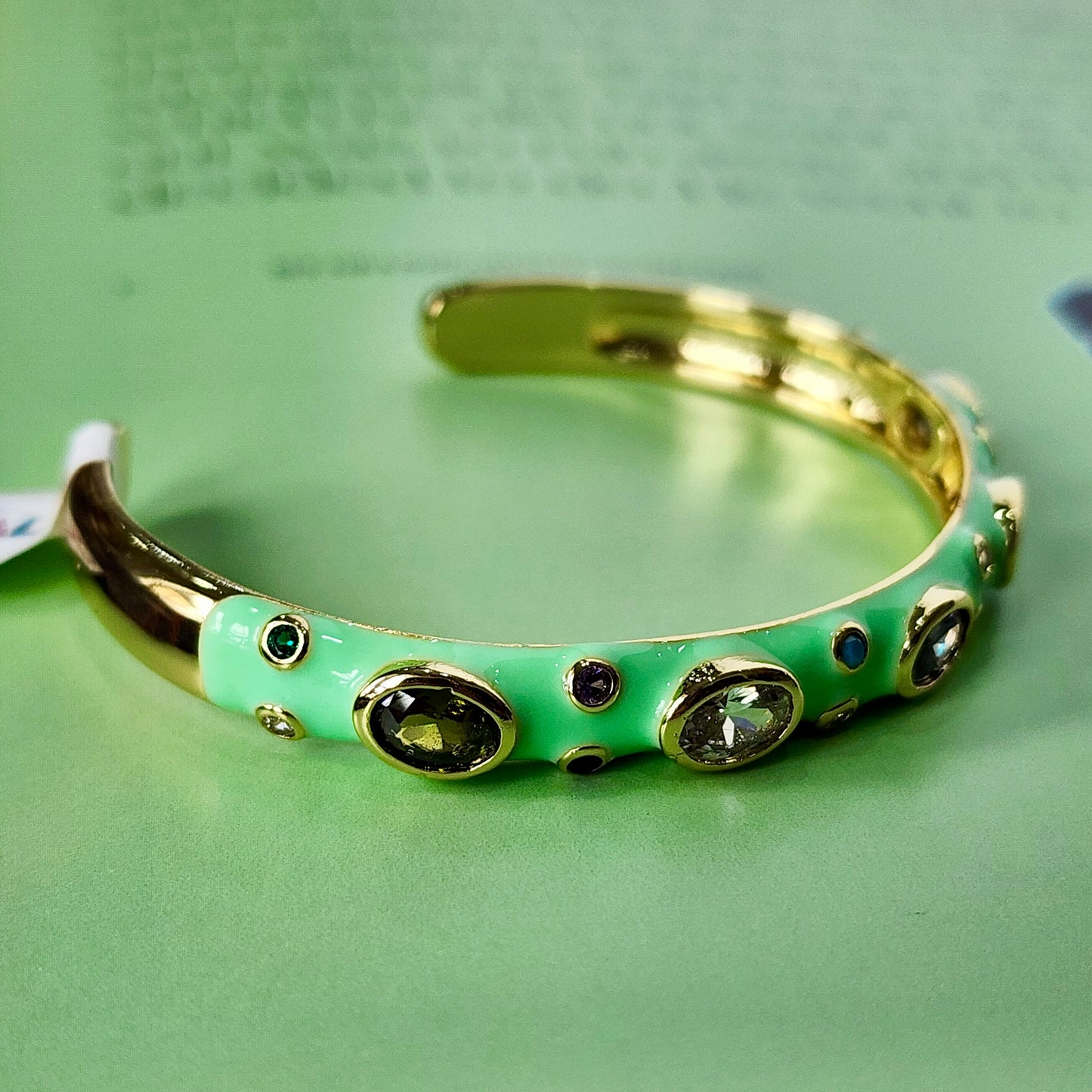 The Capri Mint Cuff