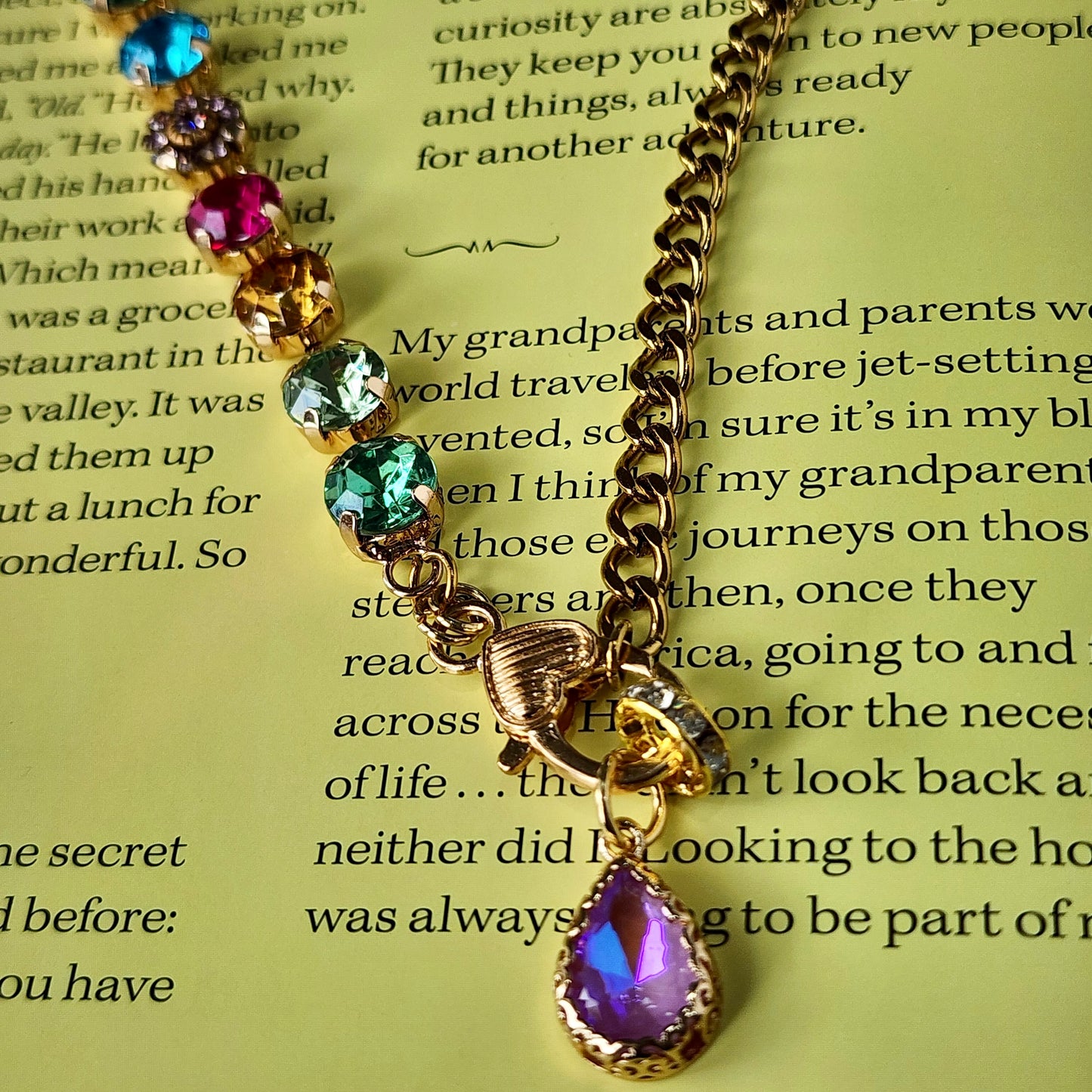 The Haus Link- Italian Summer Necklace