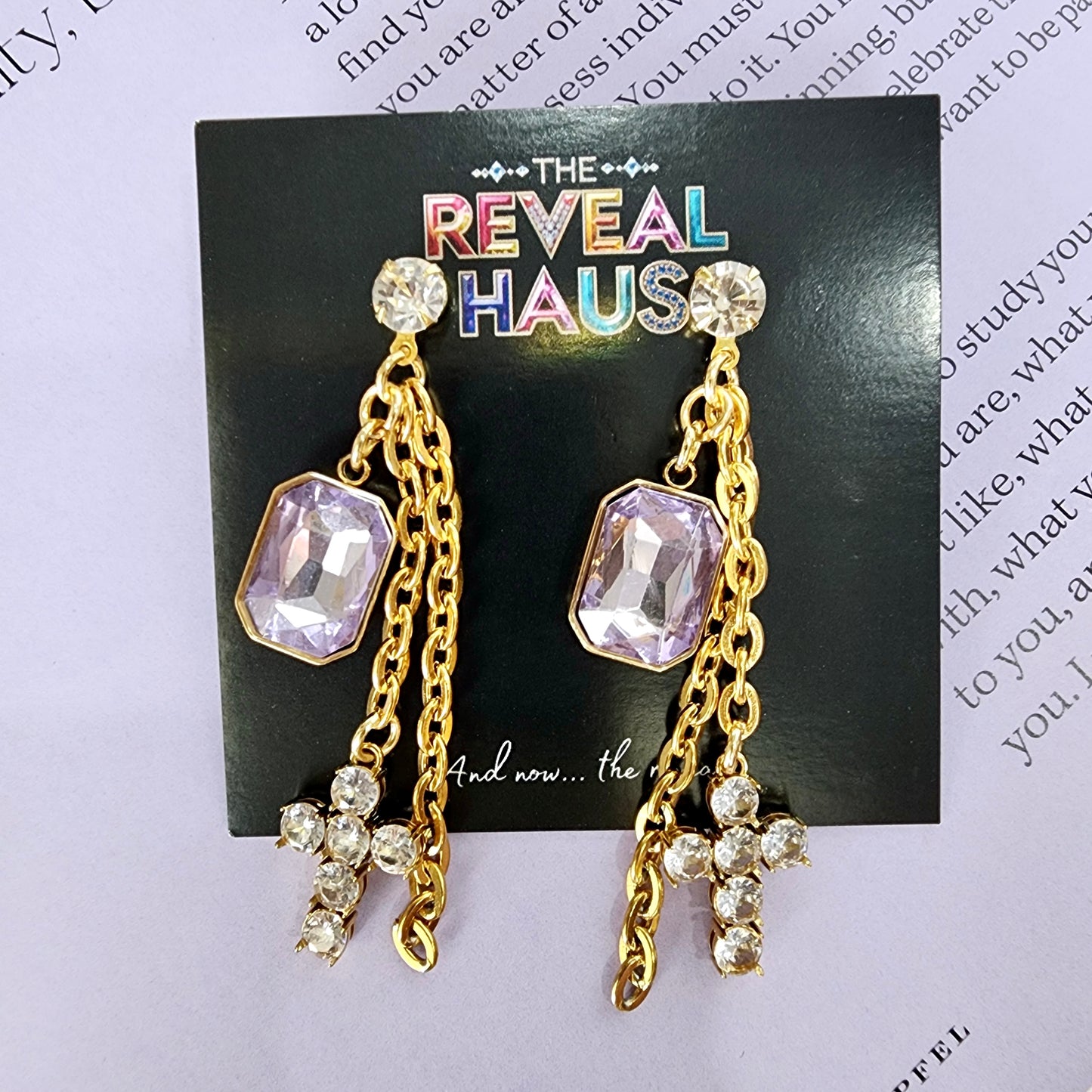Adorned in Crosses-Earrings