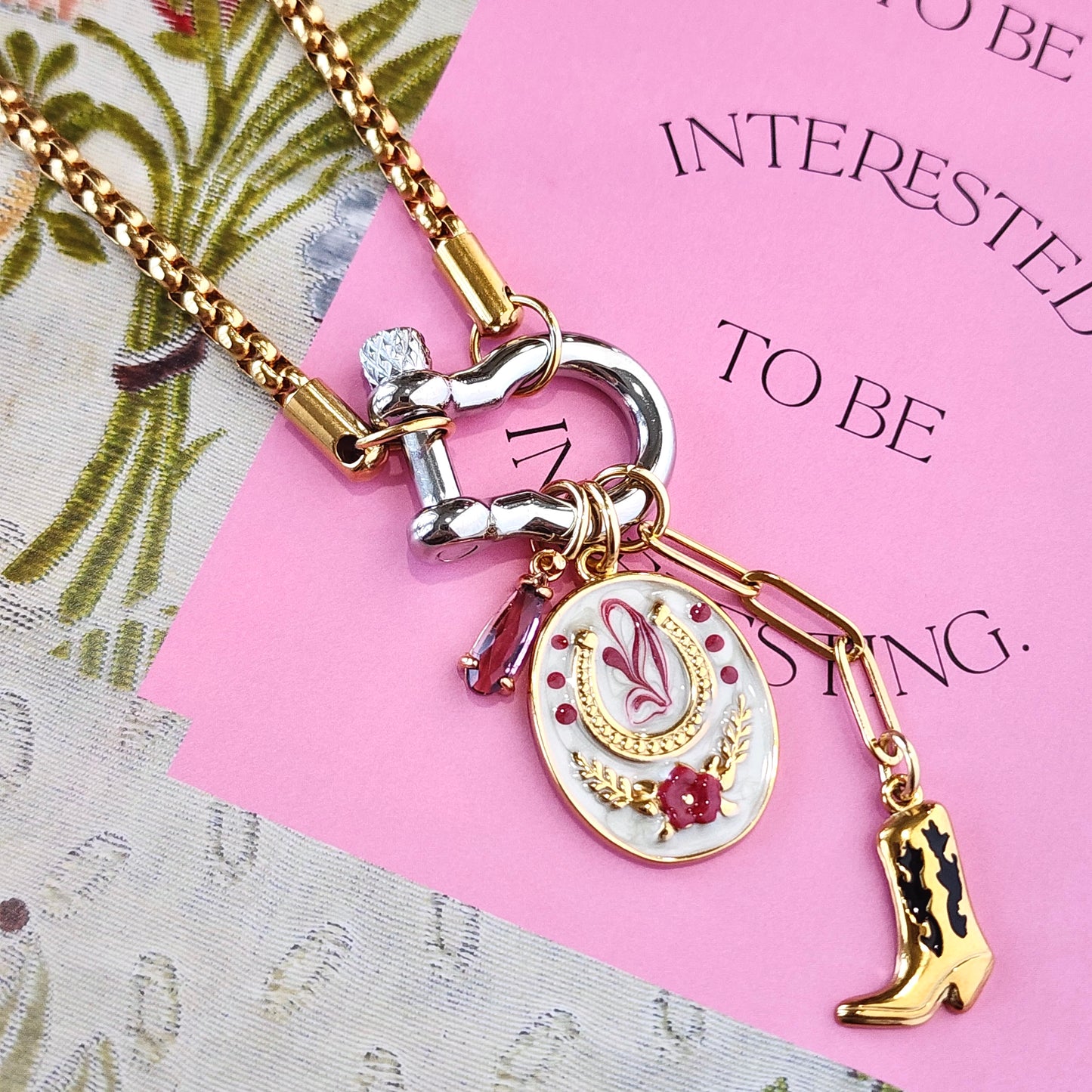 Rodeo Darlin Charm Necklace