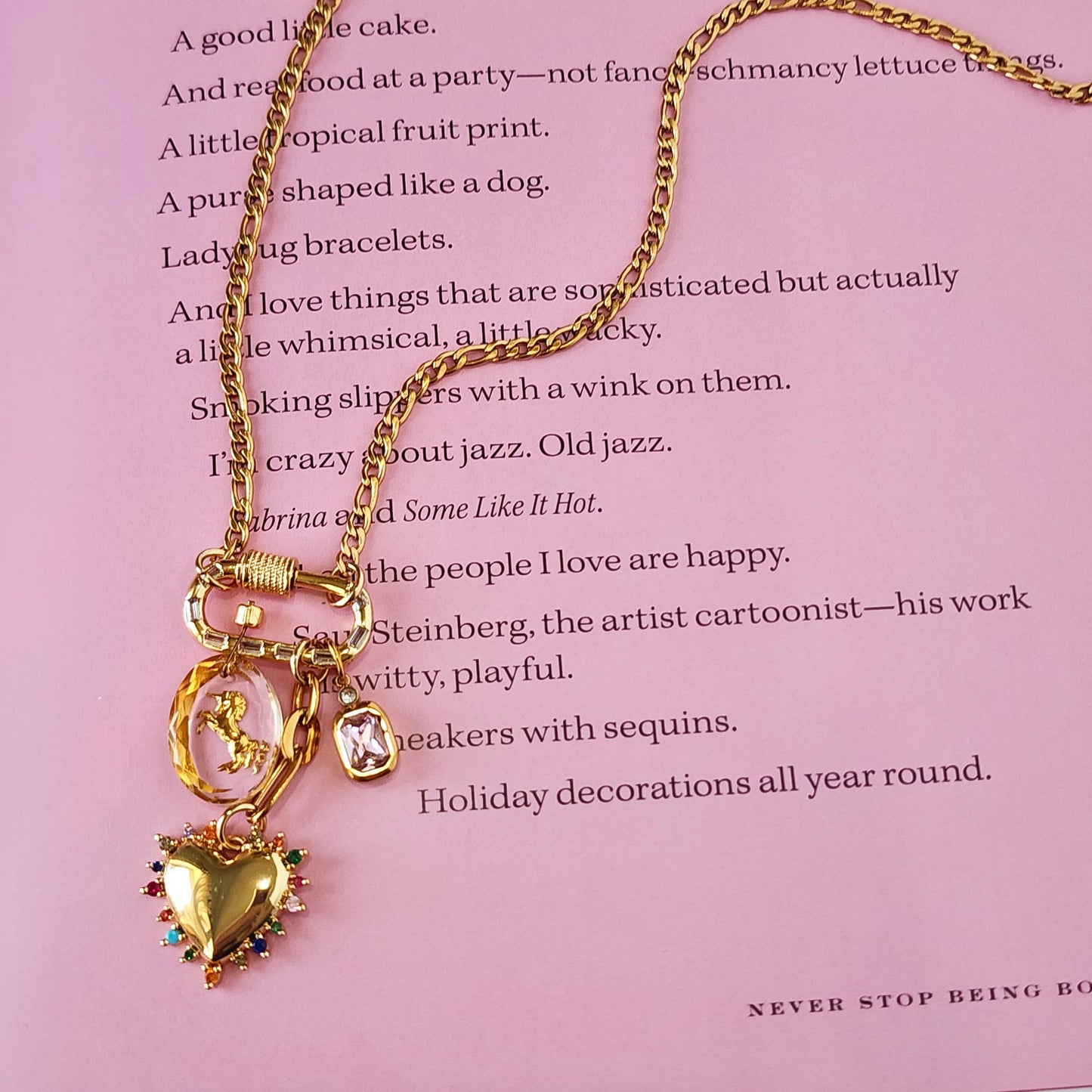 The Whimsy Unicorn Charm Necklace