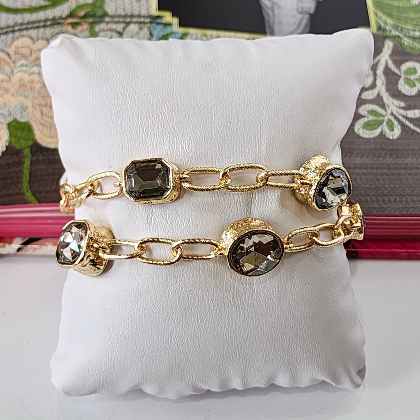 Linked Gems Bracelet
