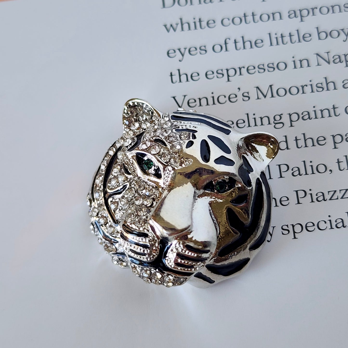 The White Tiger Brooch