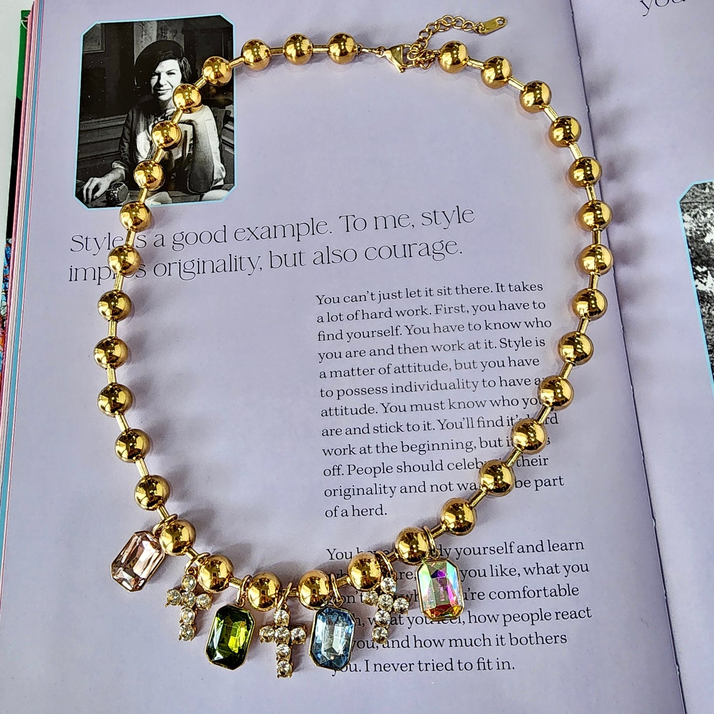 Adorned in Crosses Necklace