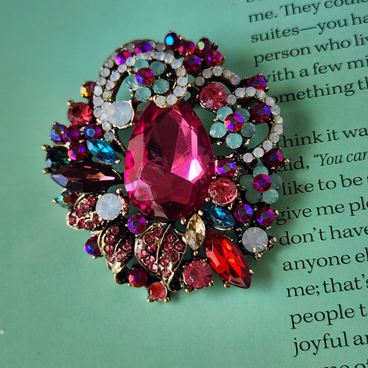 The Fushia Riot Brooch