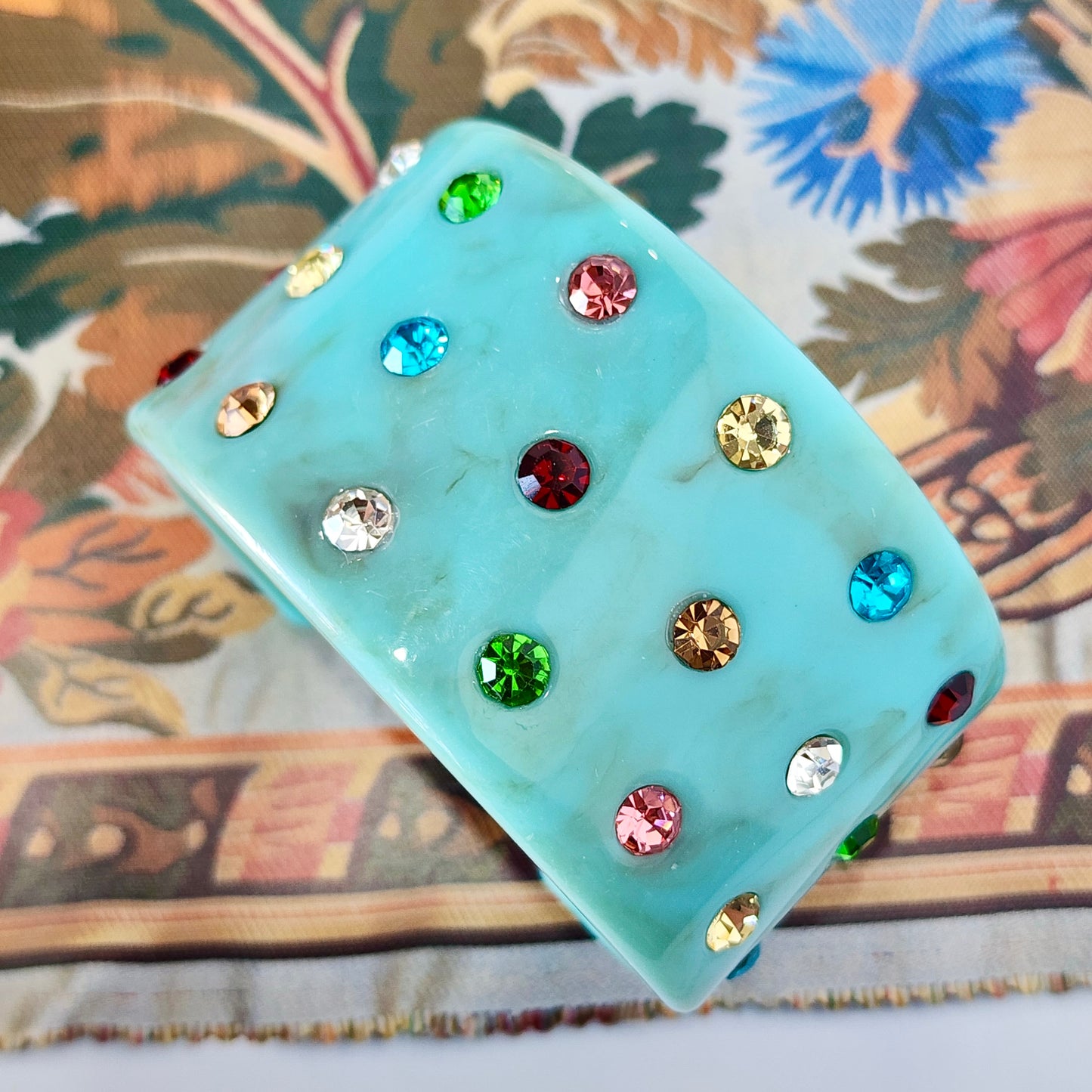 Studio Confetti Aqua Blue Bracelet Cuff