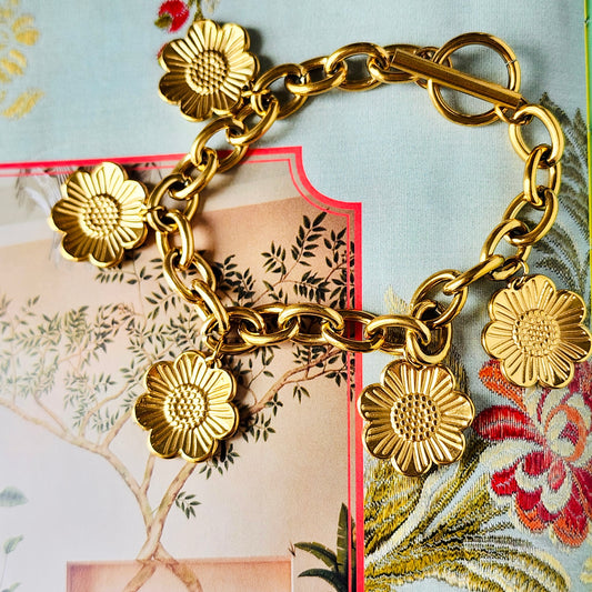 Marigold Charm Bracelet