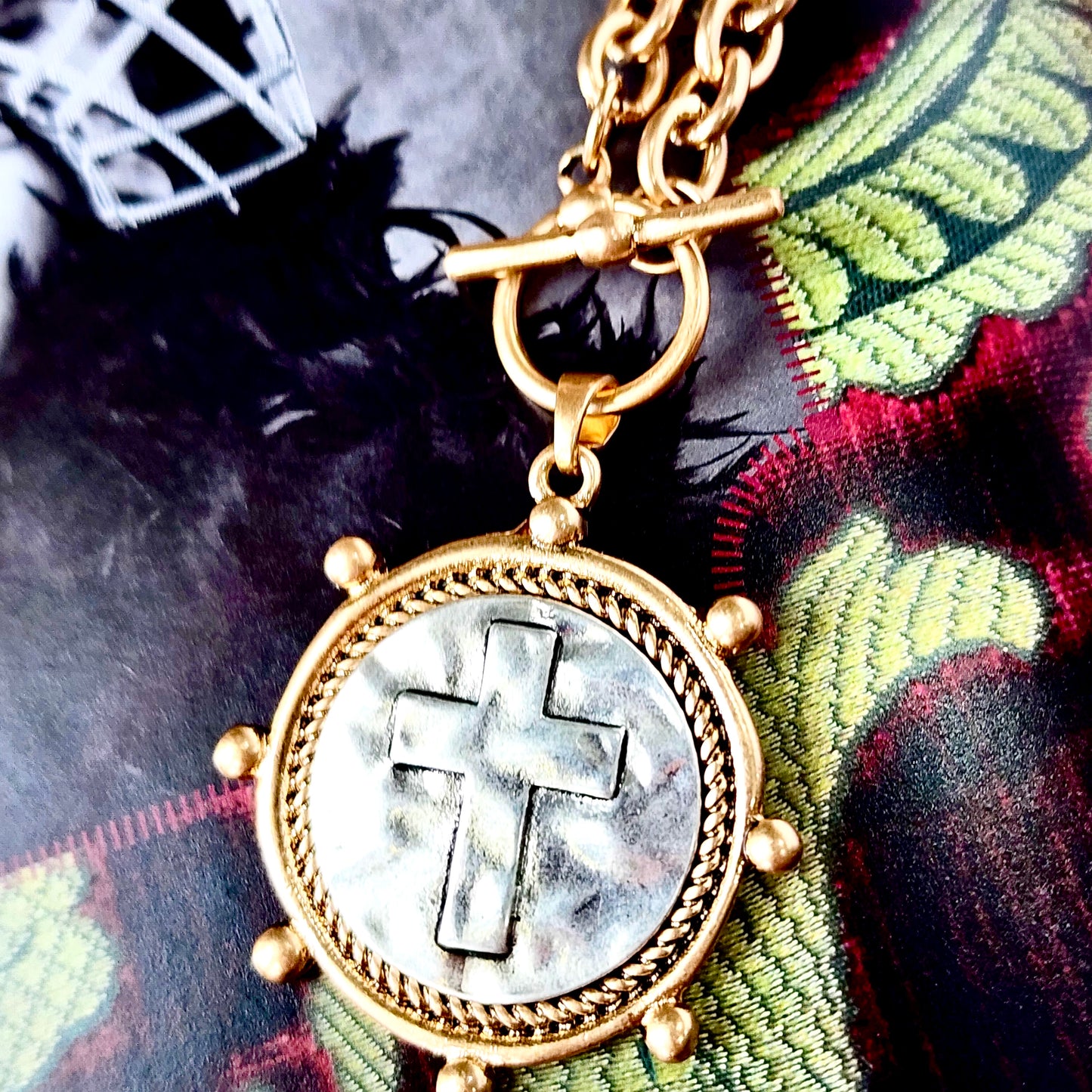 The Heirloom Cross Medallion Necklace