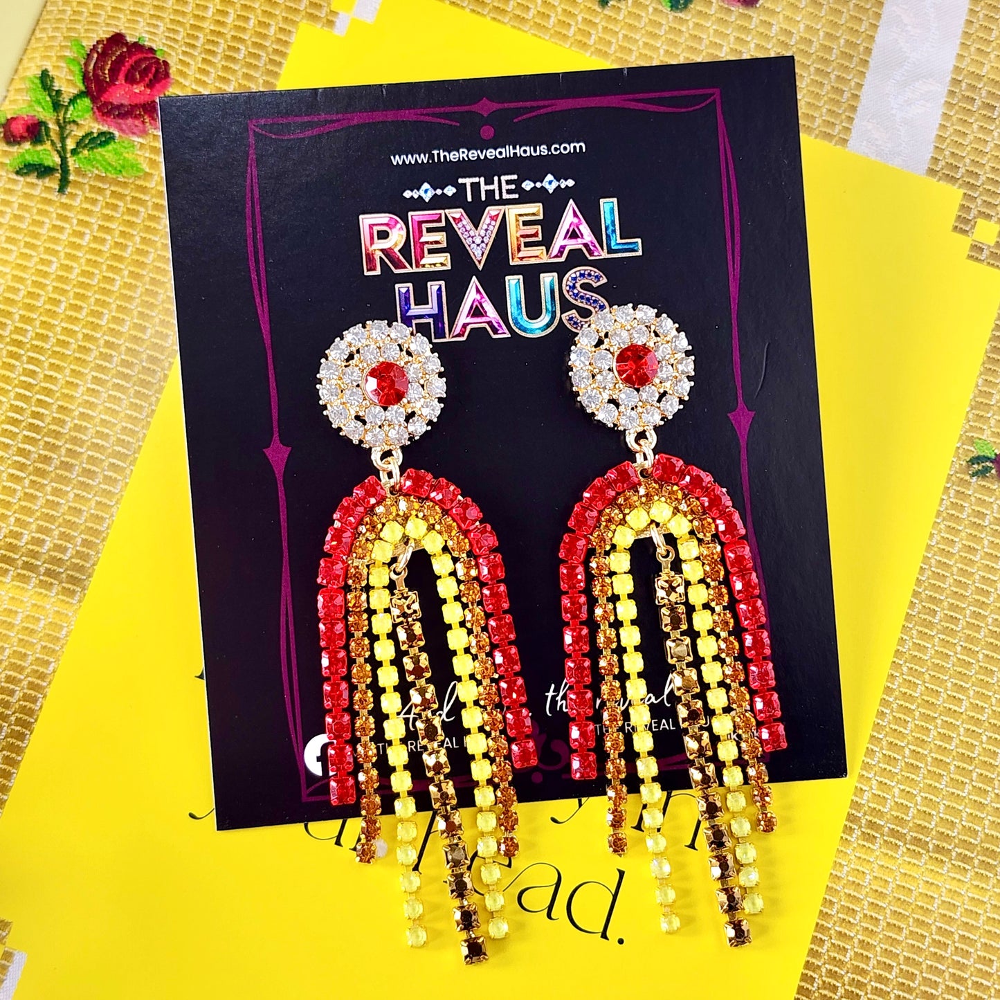 Cabaret Crystal Earrings The Muse Collection