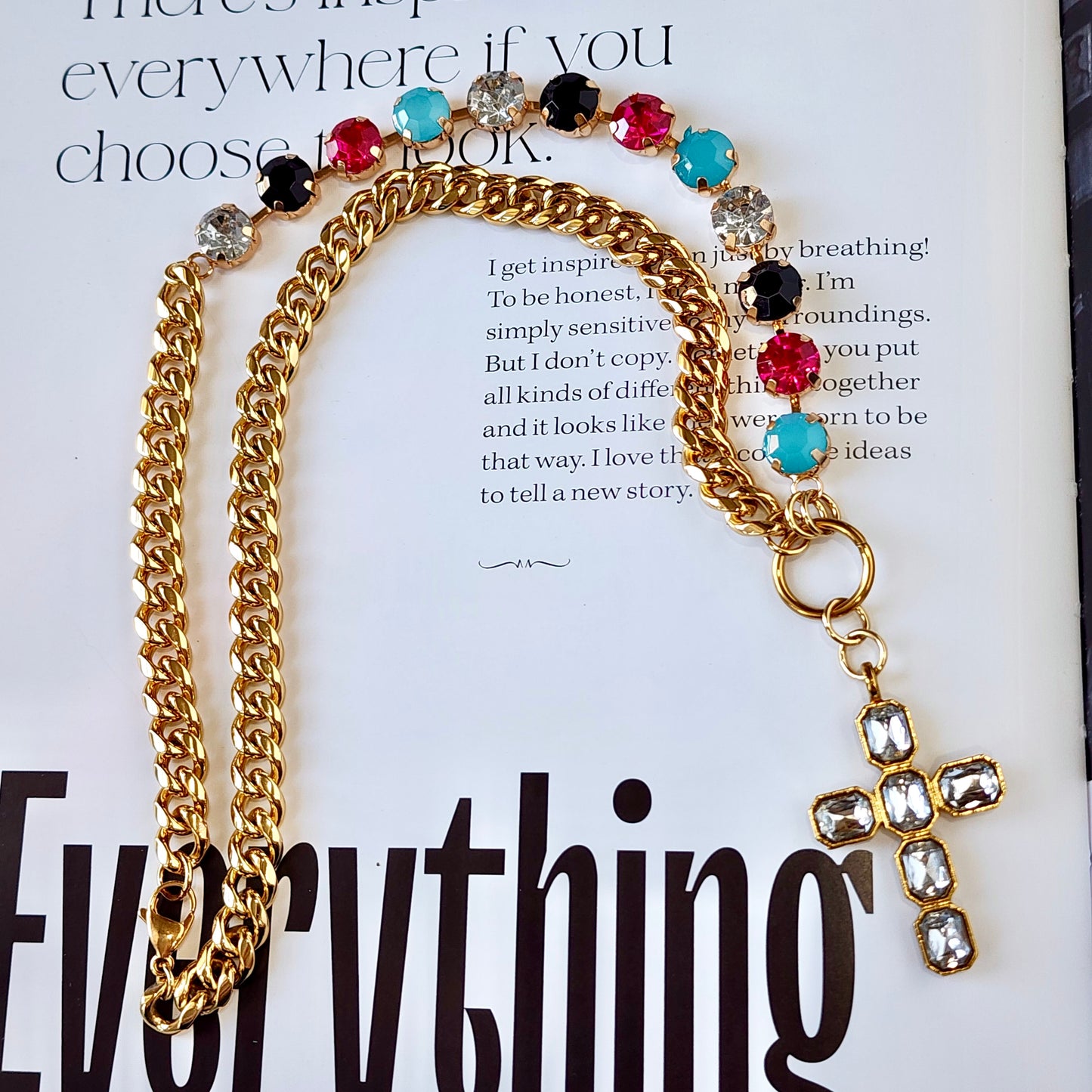 The Cabana Nights Crystal Necklace