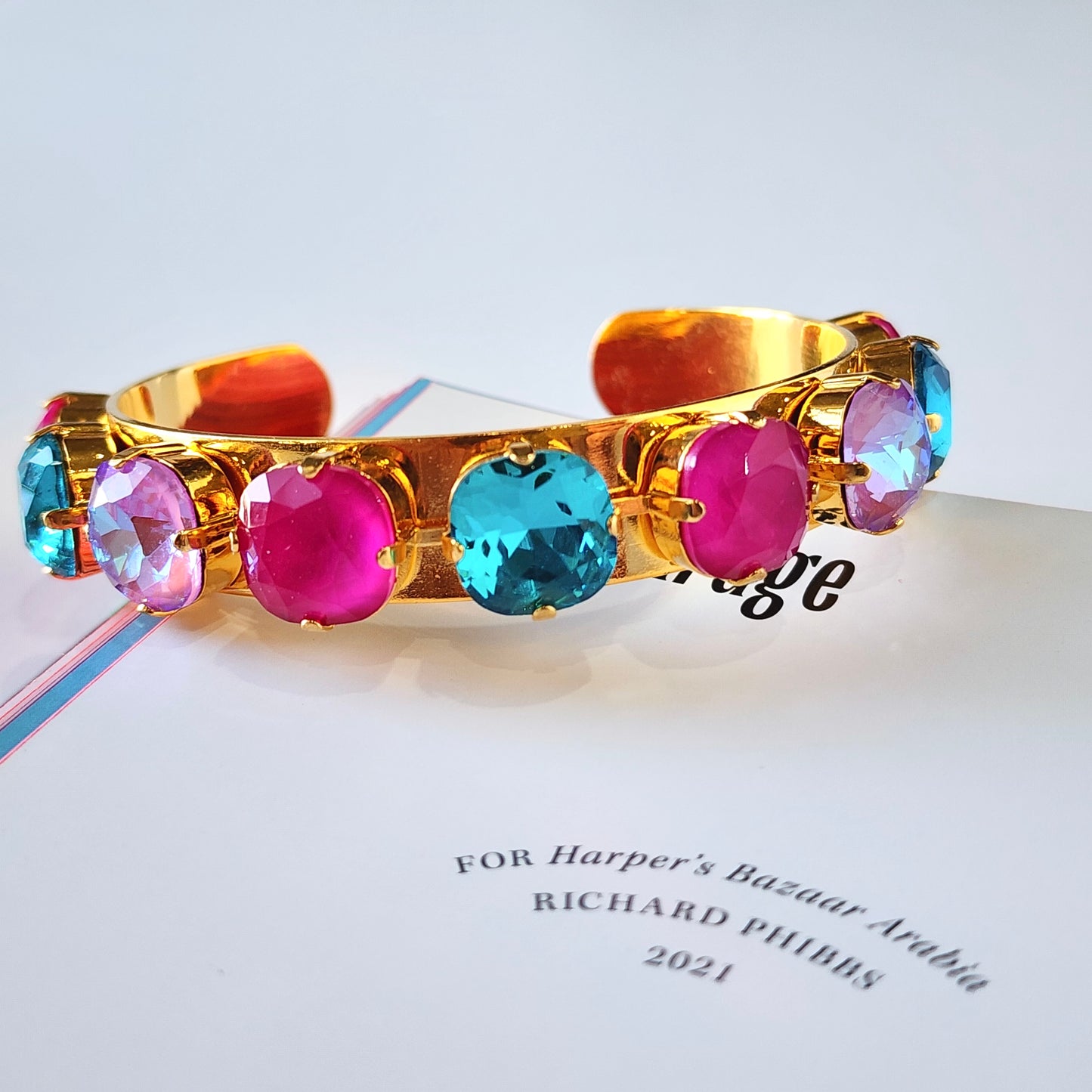 Candy Coated Cuff Bracelet