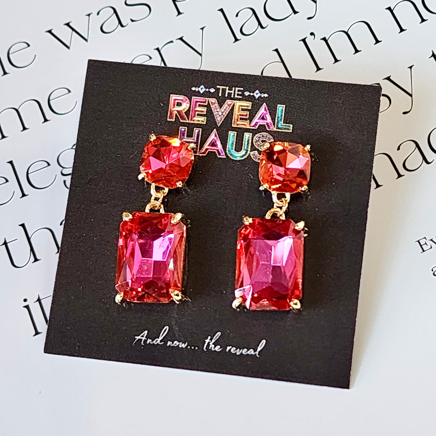 The Margo Crystal Dangle Earrings