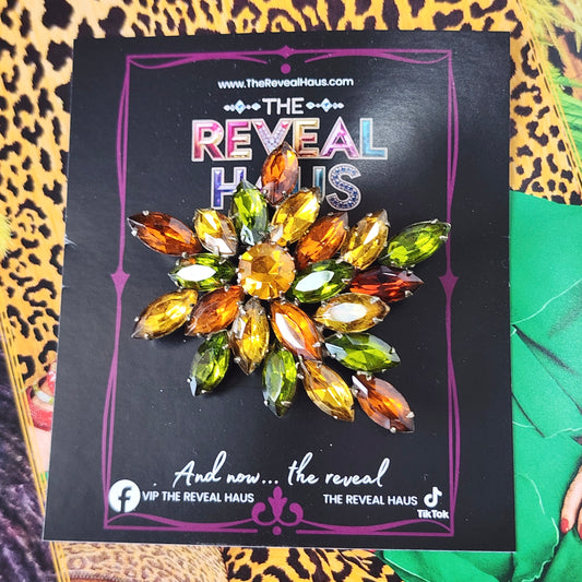 Golden Hour Garden Brooch