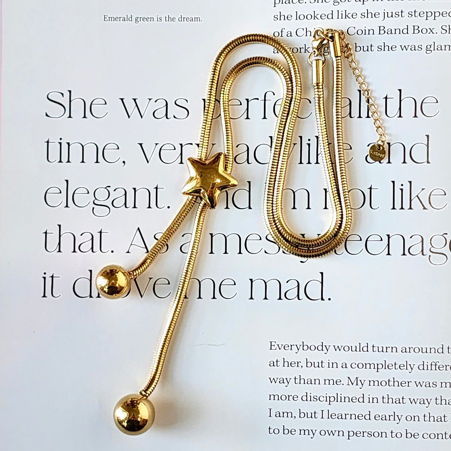 Stellar Gold PVD Necklace