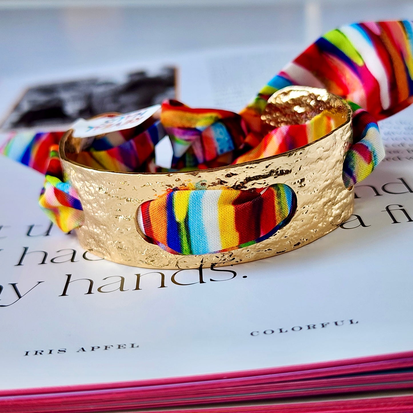 Golden Thread Cuff Bracelet