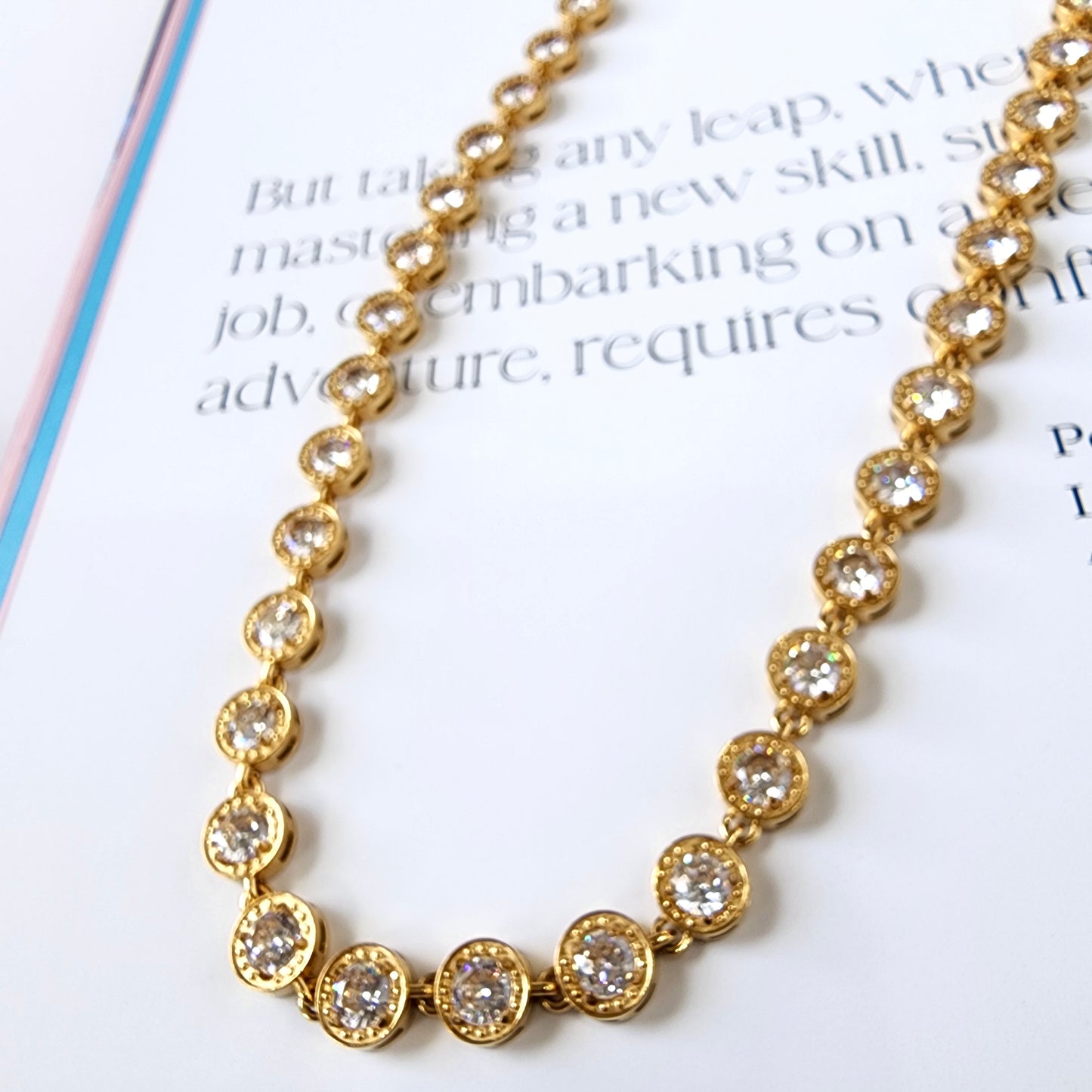 On Repeat- Tennis Necklace