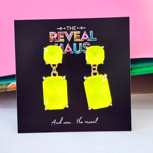 The Sheena Crystal Dangle Earrings