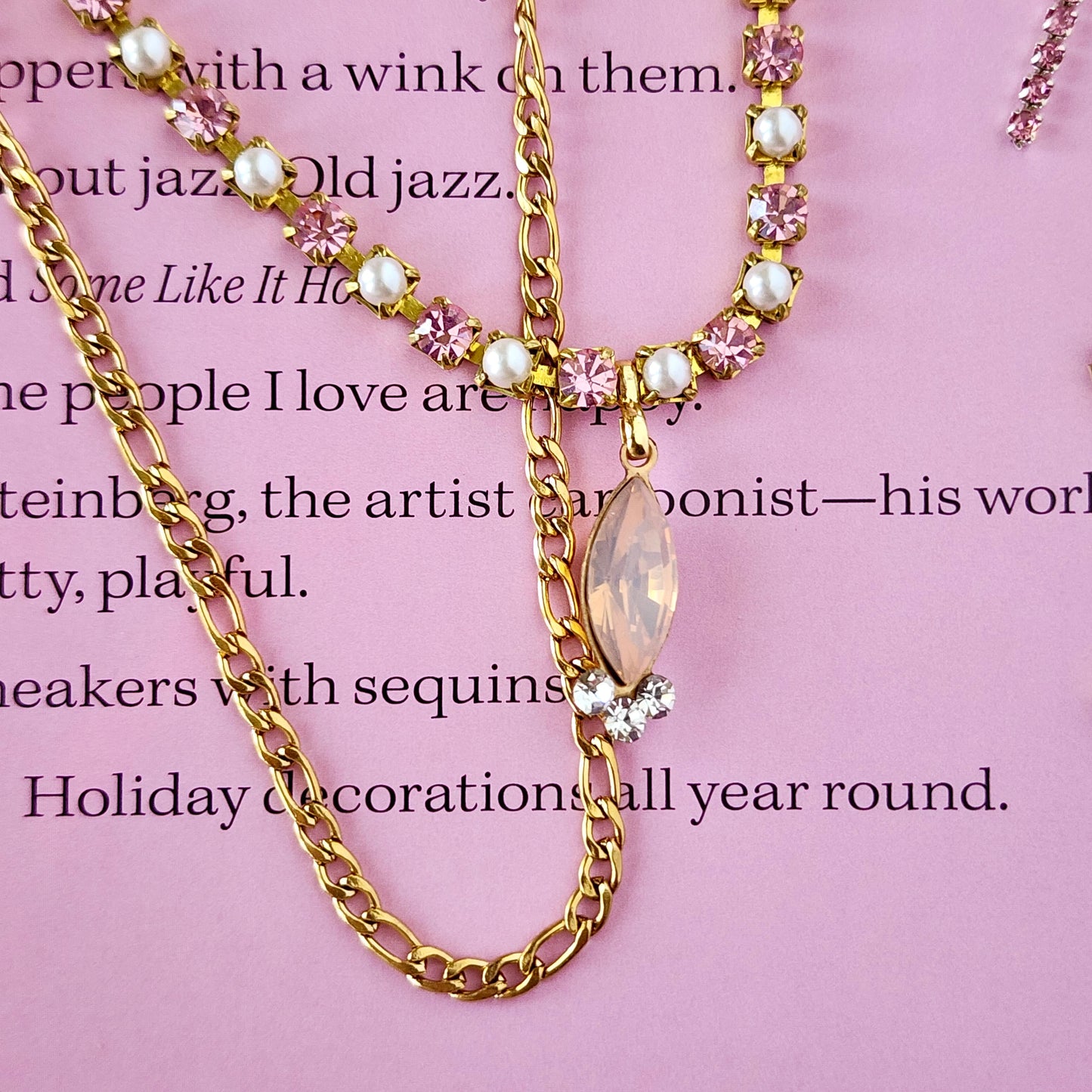 The Muse The Pink Tinsel Set