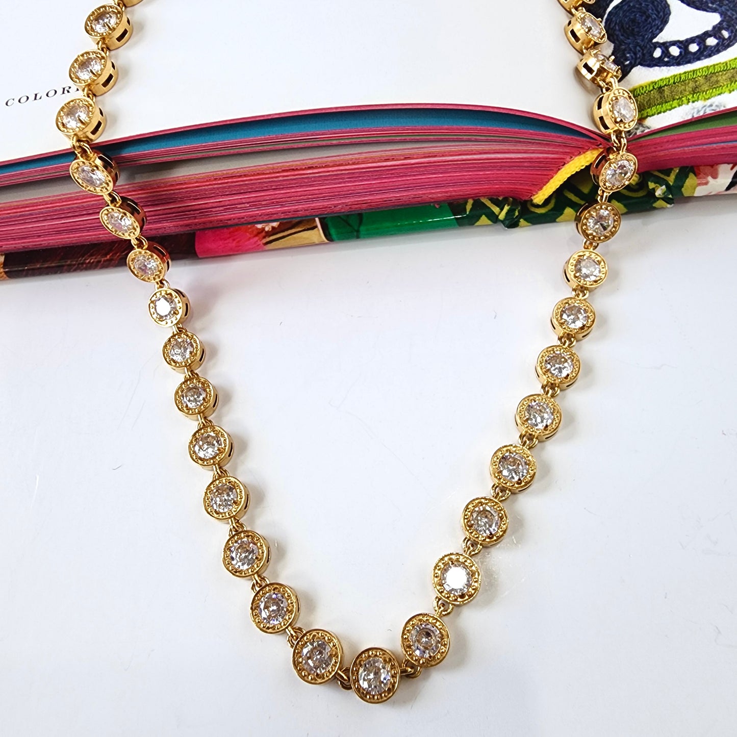 On Repeat- Tennis Necklace