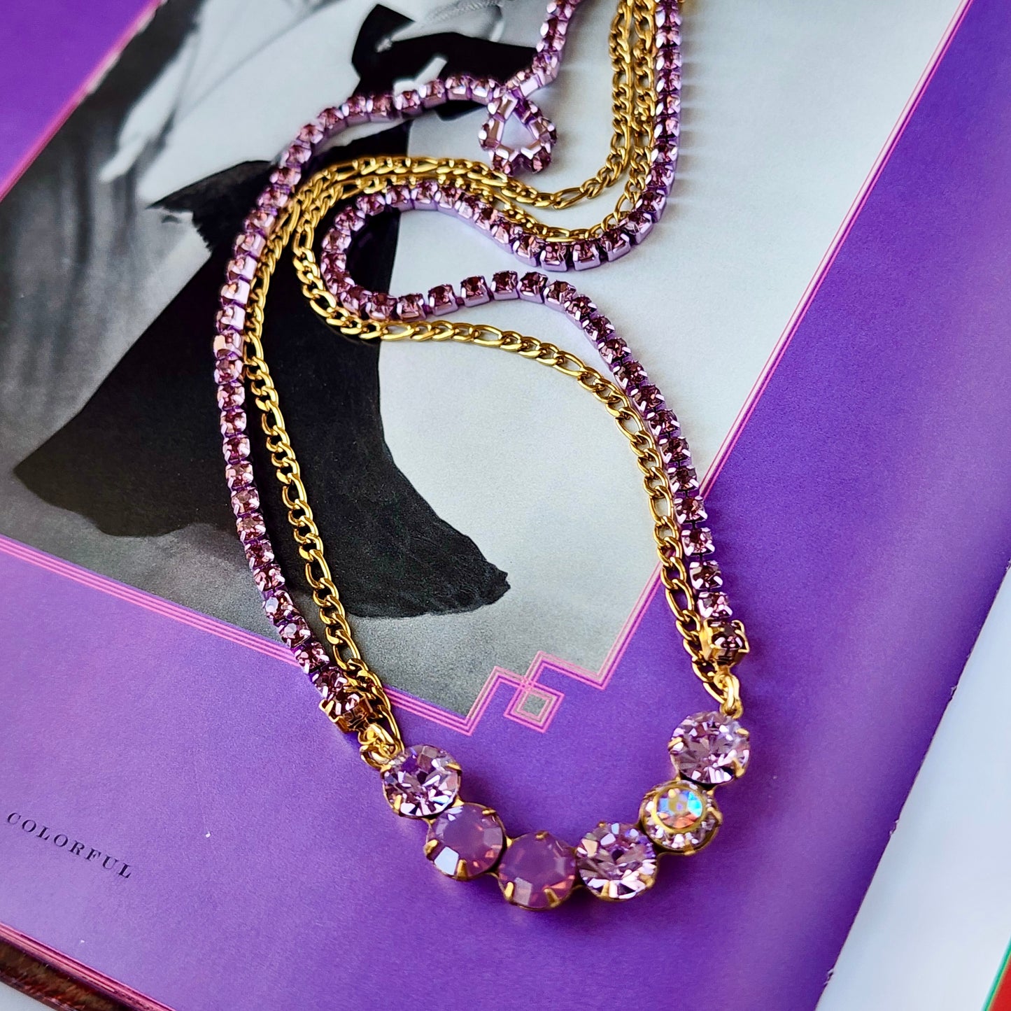 The Muse Lilac Nights Necklace