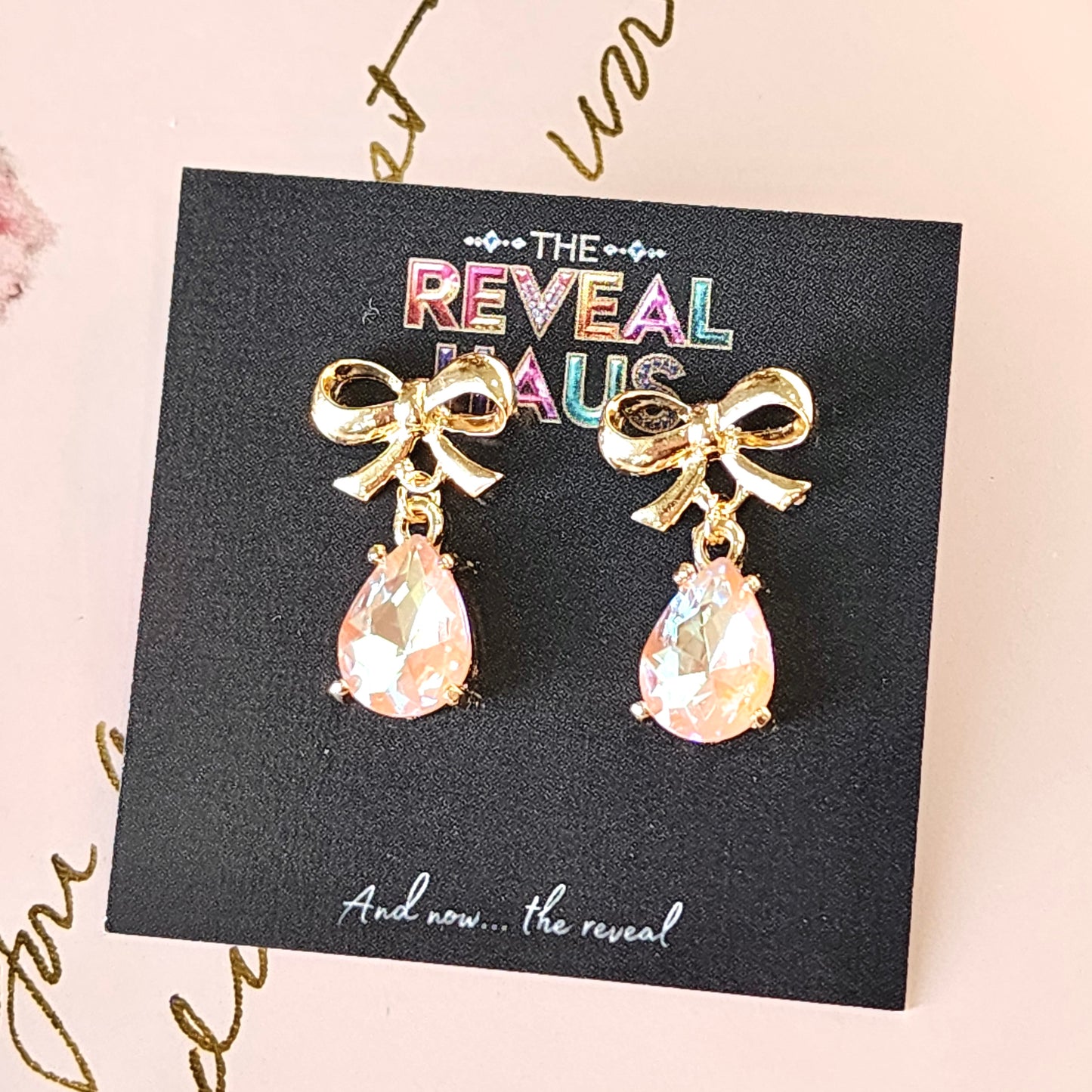 The Grande Bow Crystal Earrings