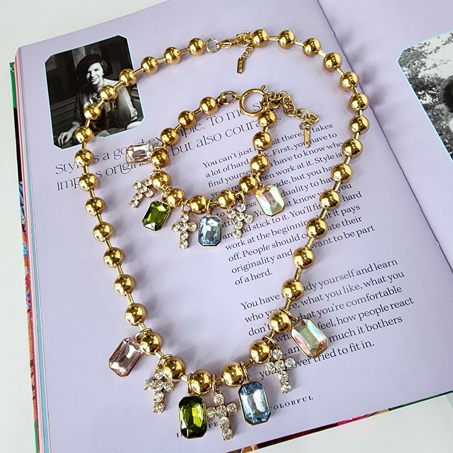 Adorned in Crosses Bracelet
