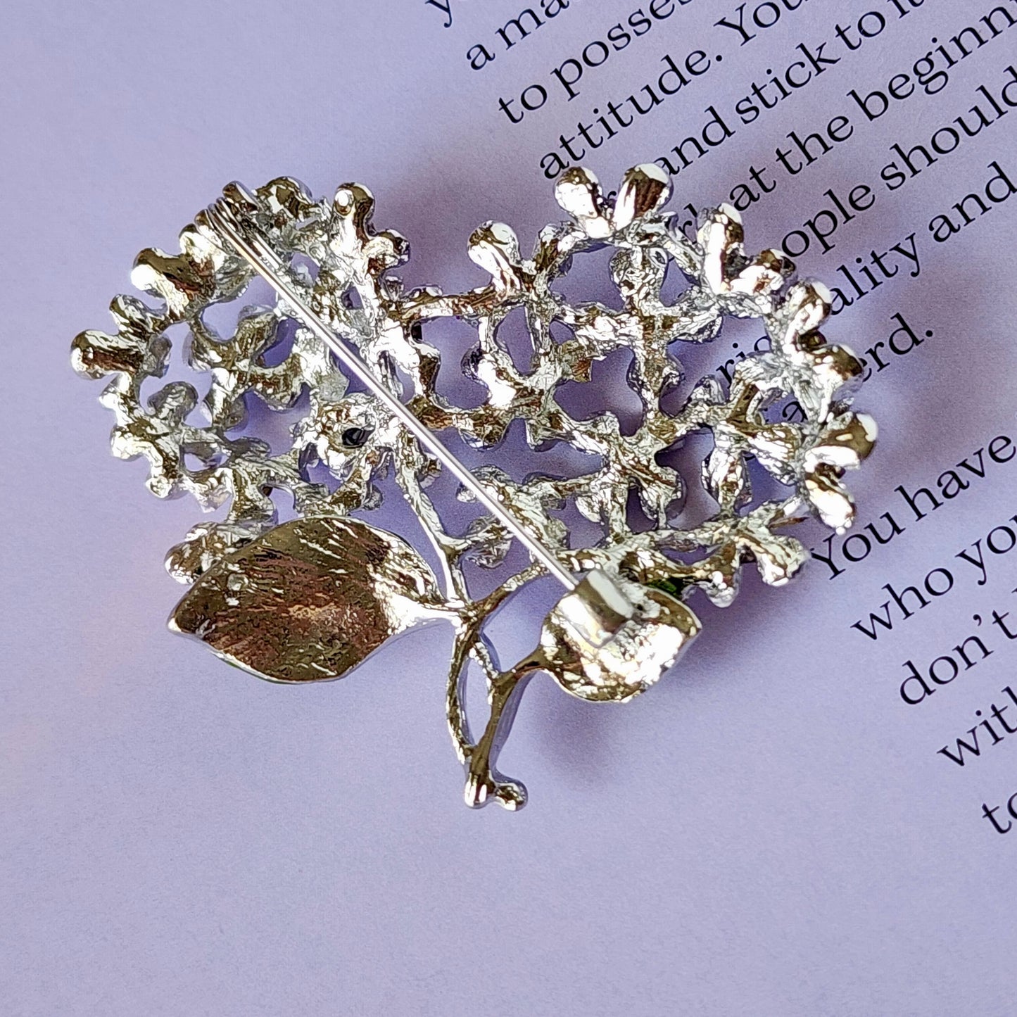 The Violet Bloom Brooch