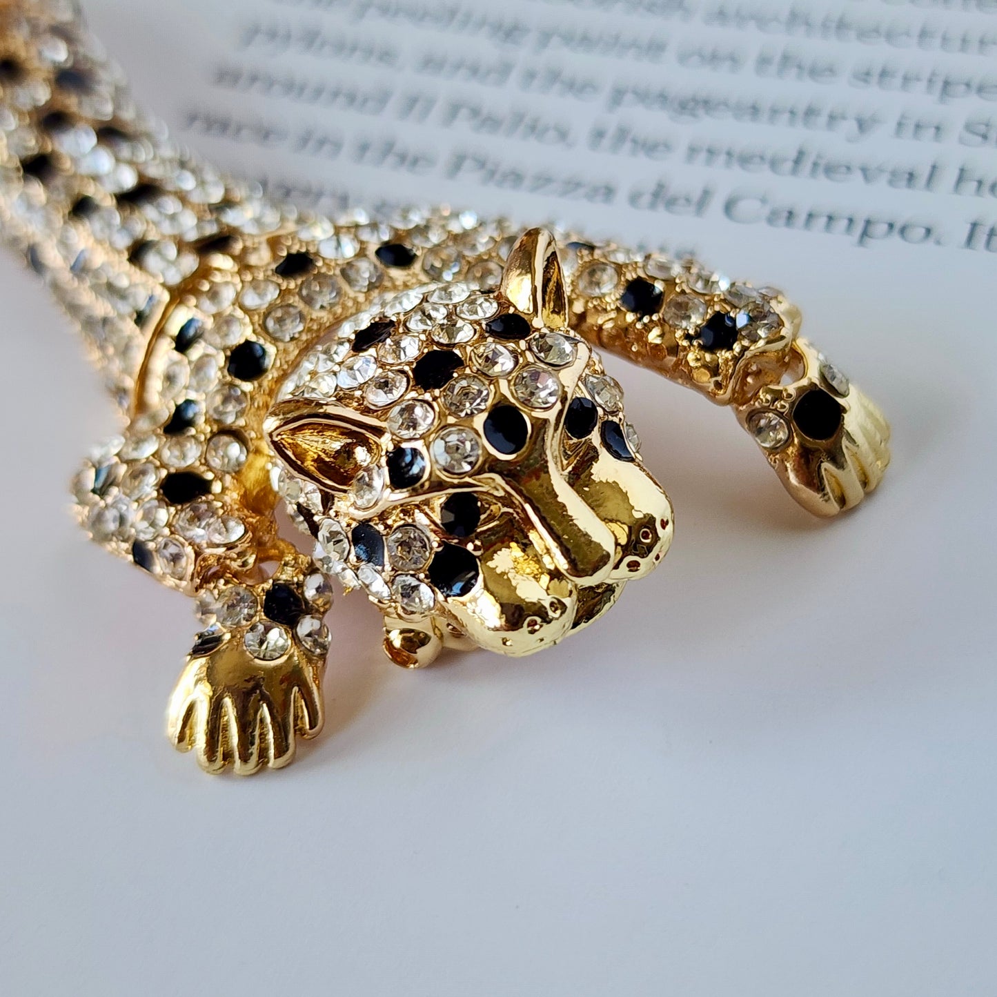The Starlight Leopard Brooch