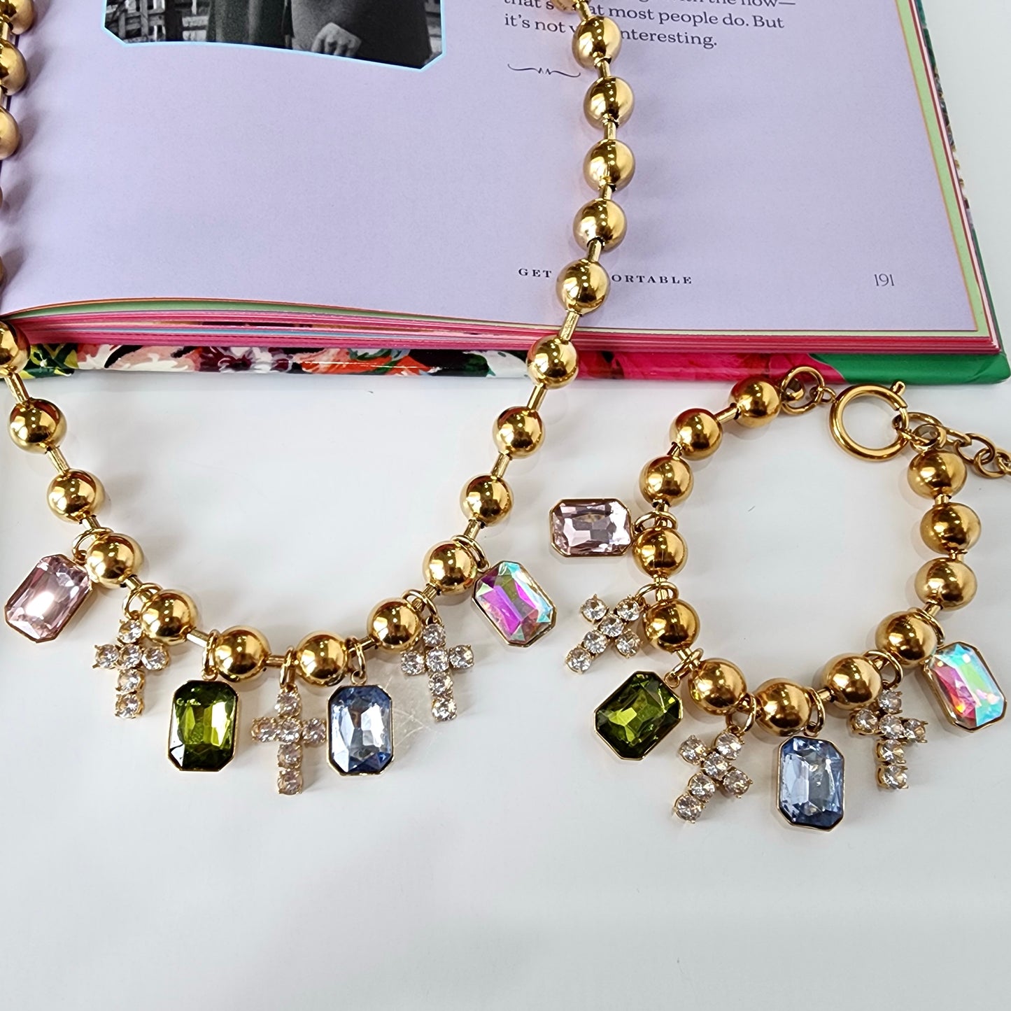 Adorned in Crosses Bracelet