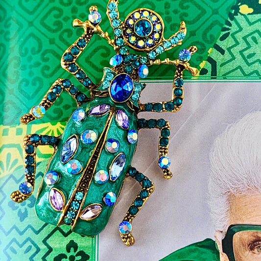 The Peacock Grove Brooch