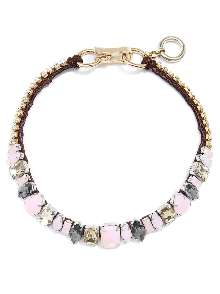 Gemstone Crystal Choker Necklace