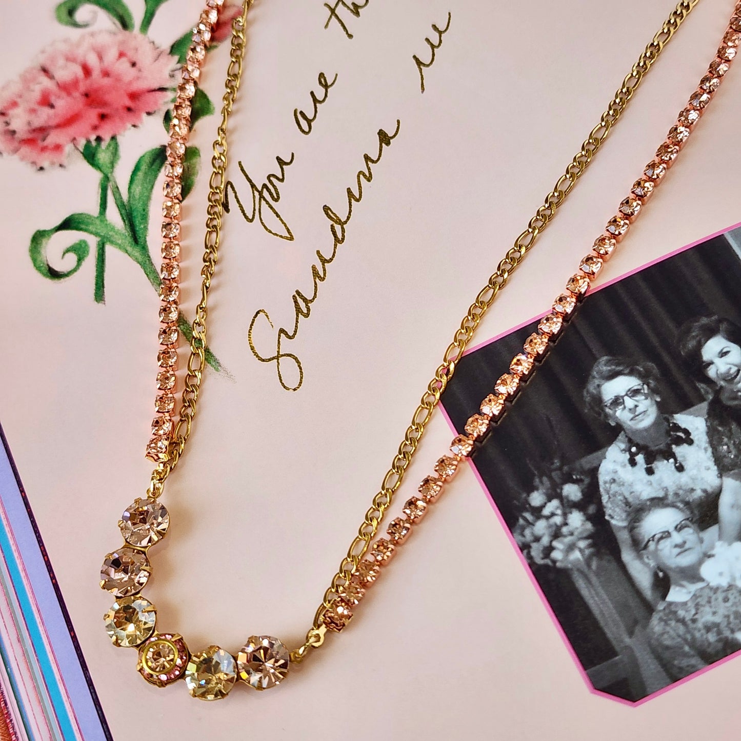 The Muse- Champagne Society Necklace