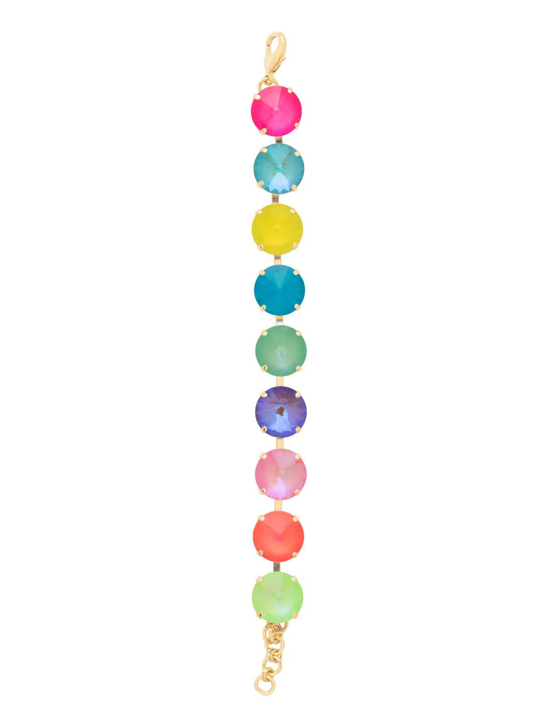 Nadine Tennis Bracelet Vibrant Crystals