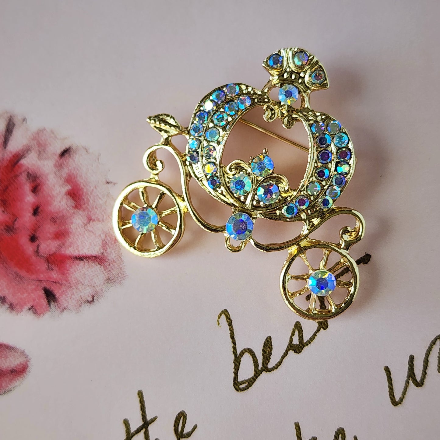 The Midnight Carriage Brooch