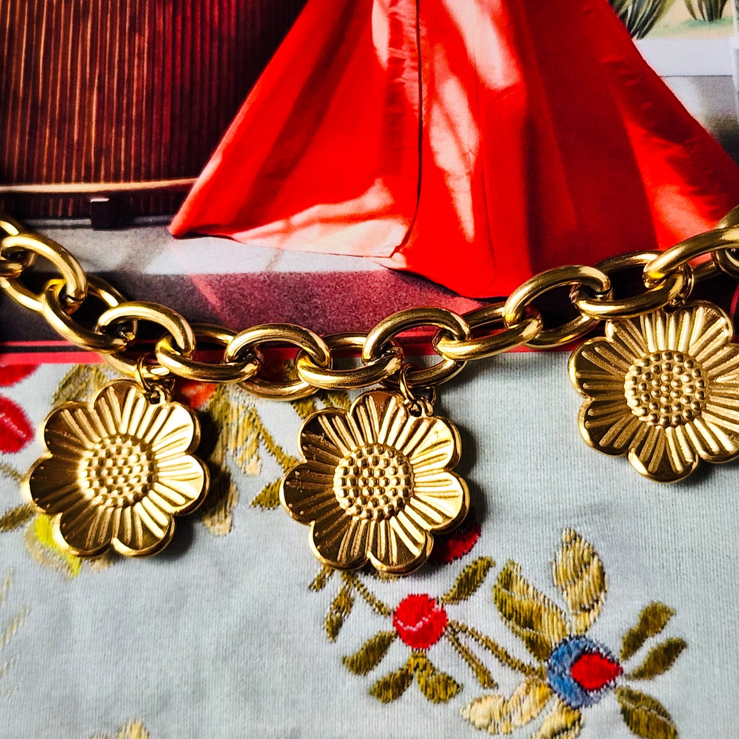 Marigold Charm Bracelet