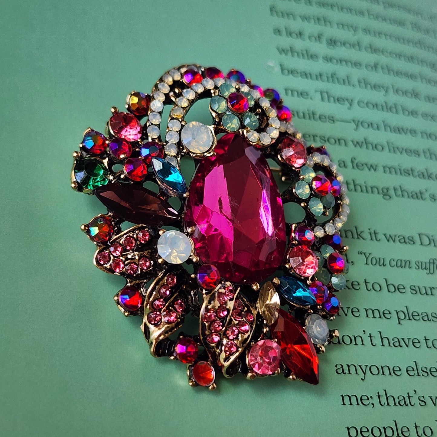 The Fushia Riot Brooch