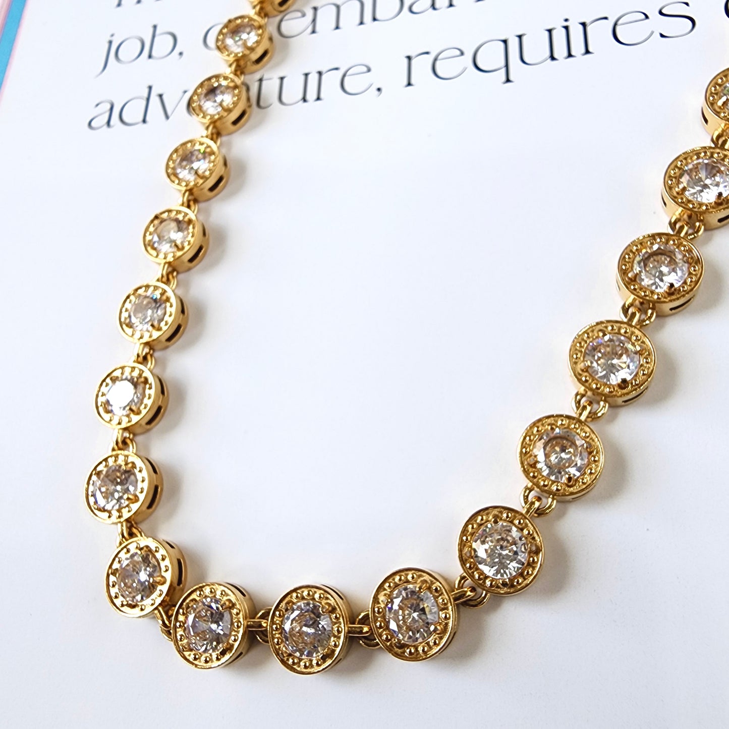 On Repeat- Tennis Necklace