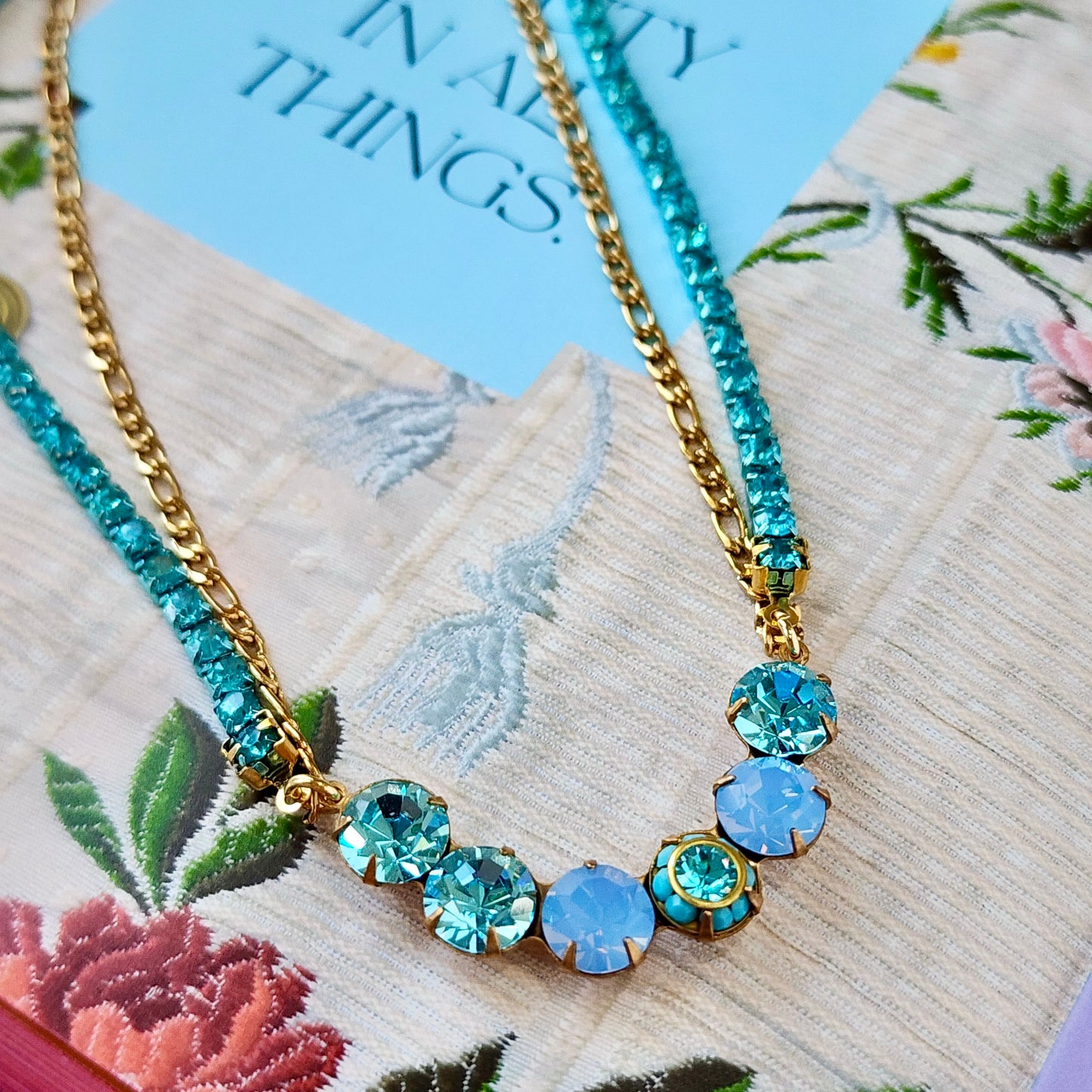 Bluebell Crystal Necklace The Muse Collection