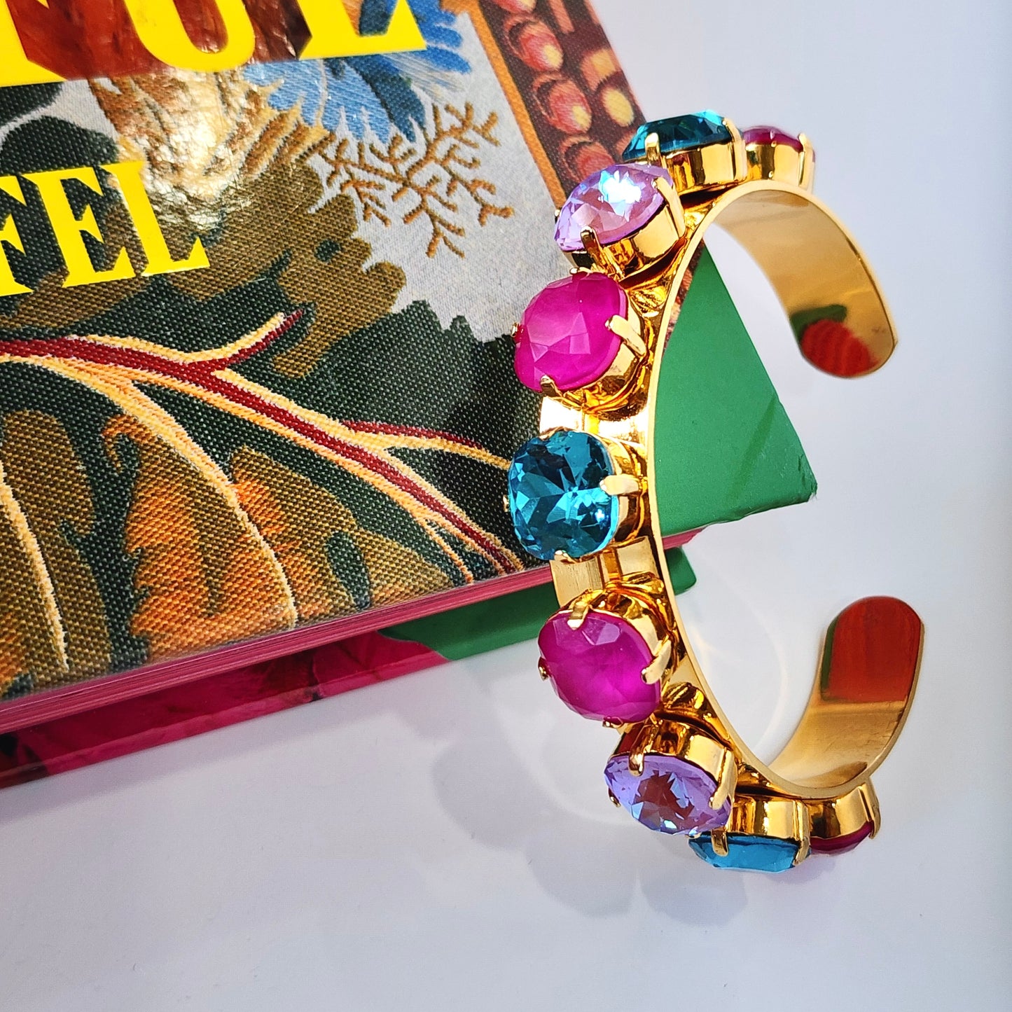 Candy Coated Cuff Bracelet