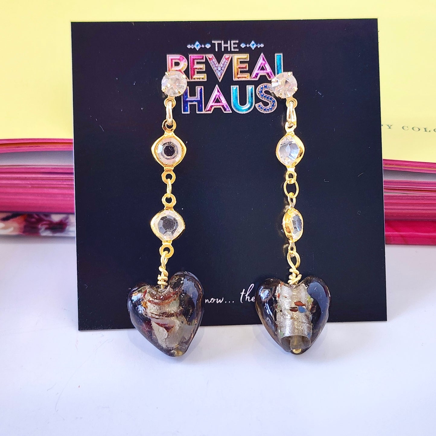 The Murano Heart Earrings