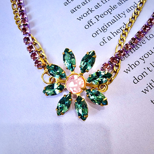 Peacock Bloom Necklace