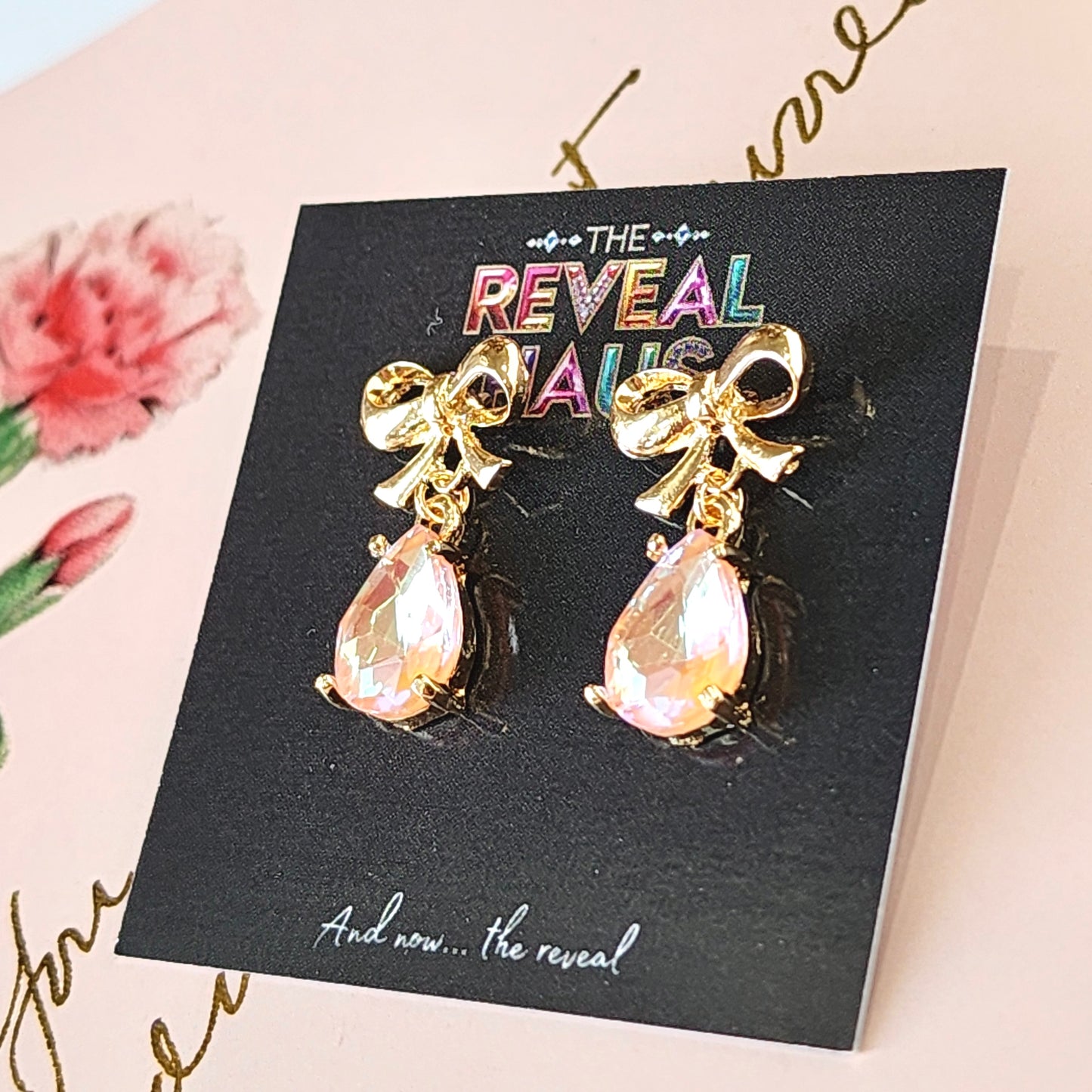 The Grande Bow Crystal Earrings